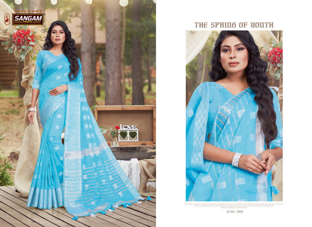 Sangam Latest Printed Casual Wear Cotton Sare Collection 